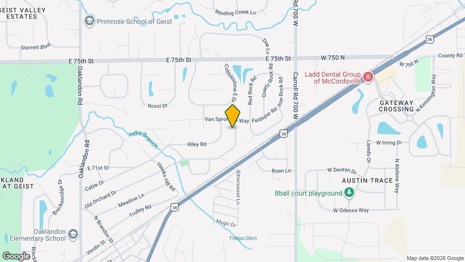 7226 N Orchard Dr Map and Location Details