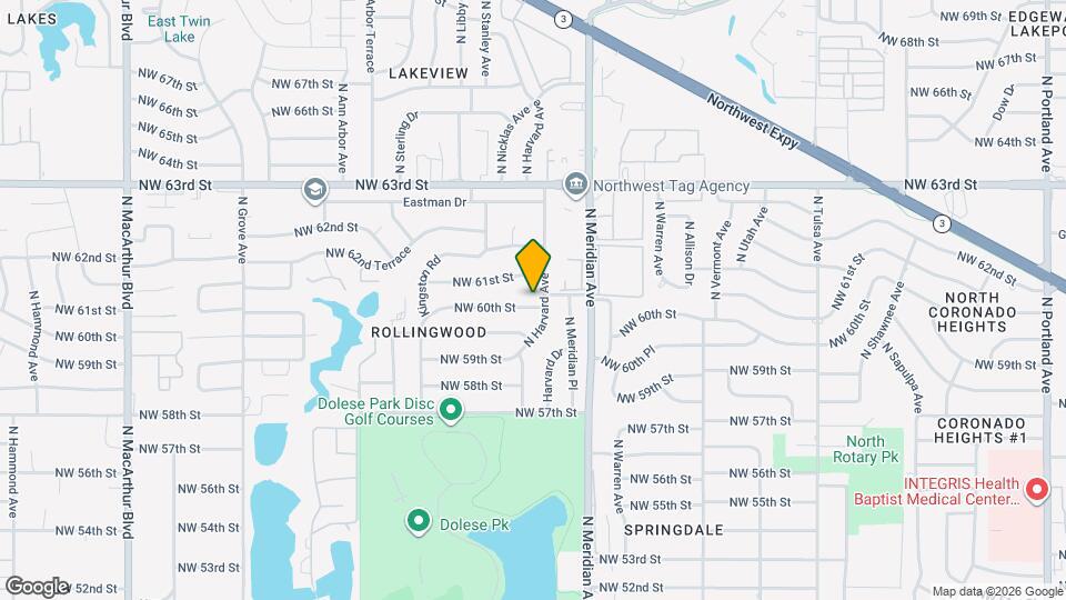 4605 NW 60th St Map and Location Details