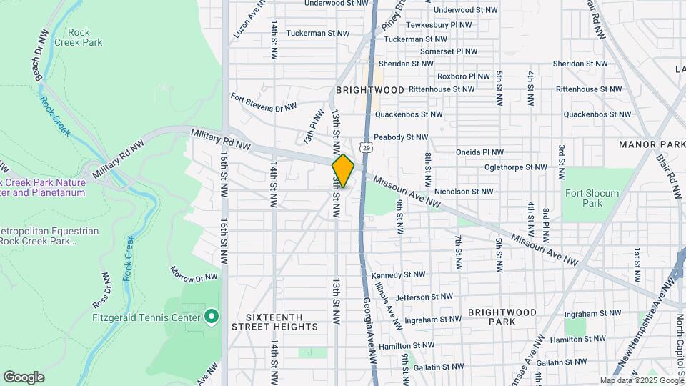 5759-5761 13th St NW Map and Location Details