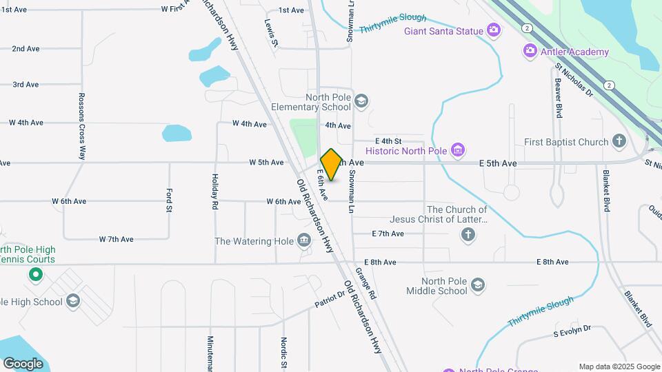 560 S Santa Claus Ln Map and Location Details