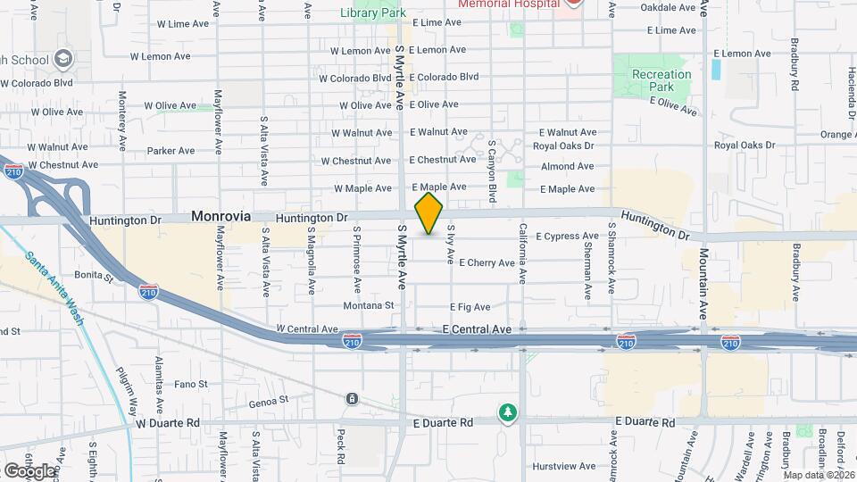 124 E Cypress Ave Map and Location Details