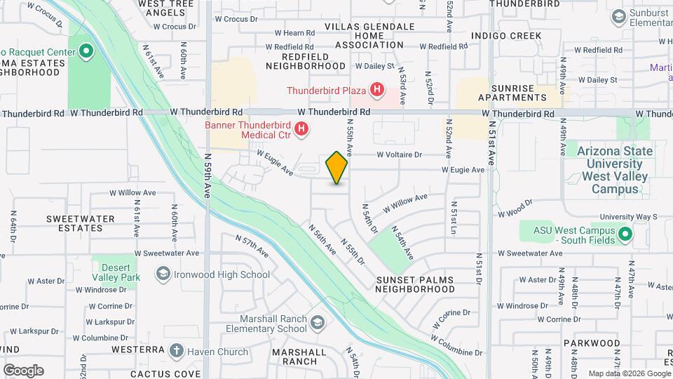 5514 W Joan De Arc Ave Map and Location Details