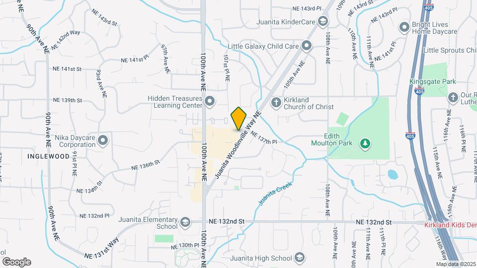 10145 NE 137th Pl Map and Location Details