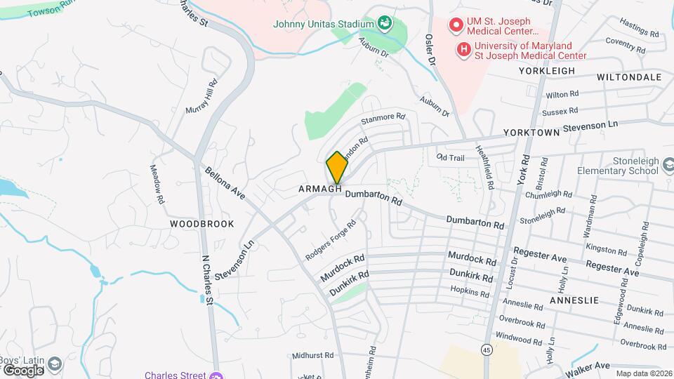 130 Dumbarton Rd Map and Location Details