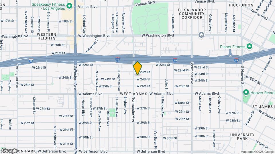 1677 W 24th St Map and Location Details