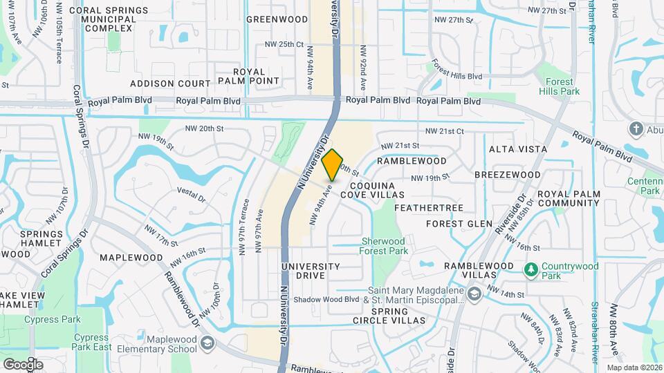 1871 NW 94th Ave Map and Location Details