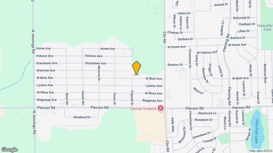 3112 W Mott Ave Map and Location Details