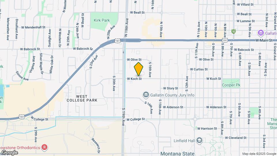 1725 W Koch St Map and Location Details