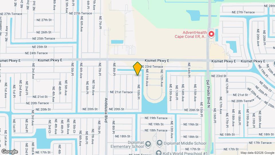 2216 NE 10th Pl Mapa y Detalles de la Ubicación