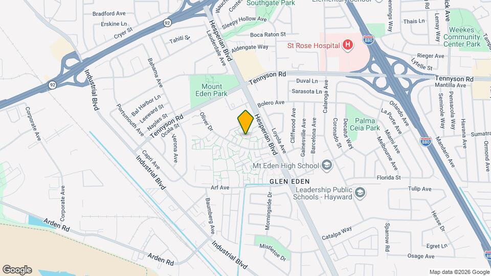 27463 Ponderosa Ct Map and Location Details