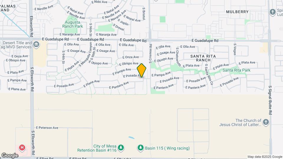 9926 E Pantera Ave Map and Location Details