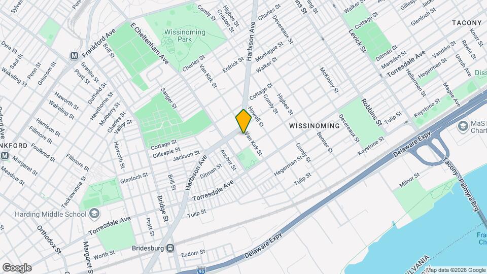 4518 Van Kirk St Map and Location Details