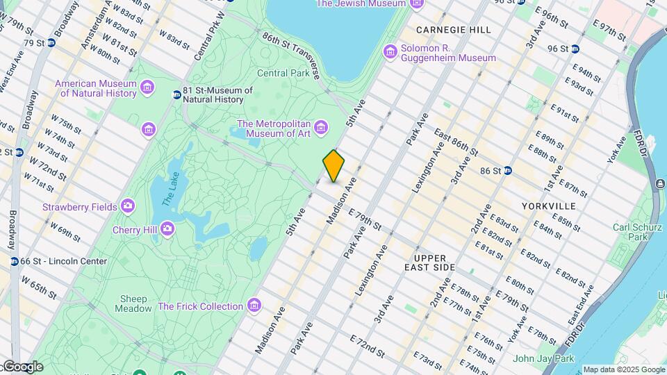 14 E 80th St Map and Location Details