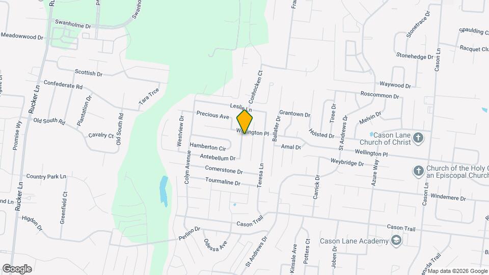 1507 Antebellum Dr Map and Location Details