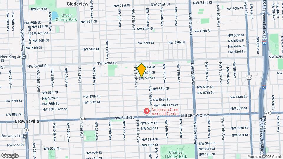 1610 NW 59th St Map and Location Details