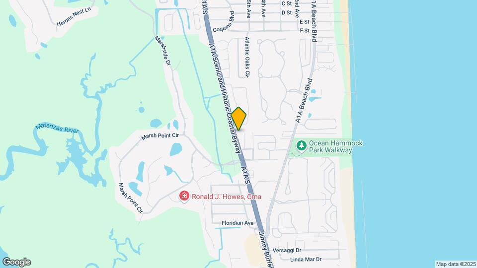 3410 A1A S Map and Location Details