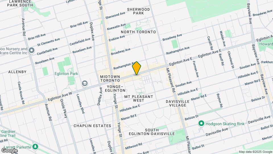 101-420 EGLINTON Ave Map and Location Details