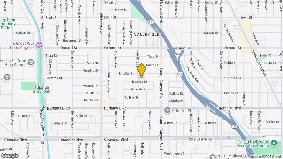 12219 Hatteras St Map and Location Details