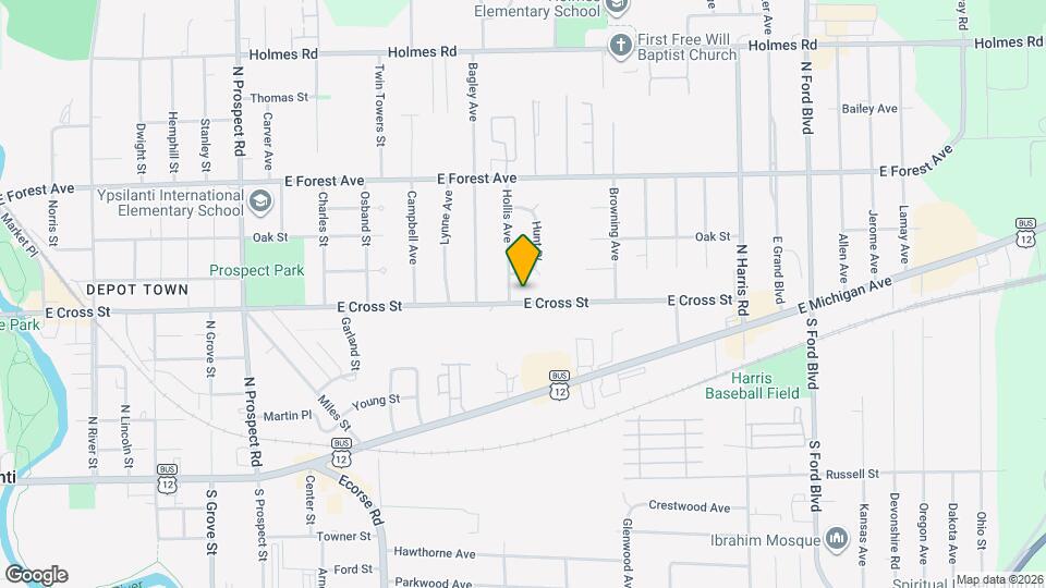 1065 E Cross St Map and Location Details