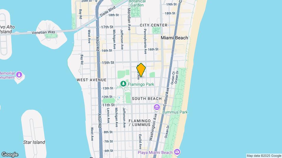 1361 Euclid Ave Mapa y Detalles de la Ubicación