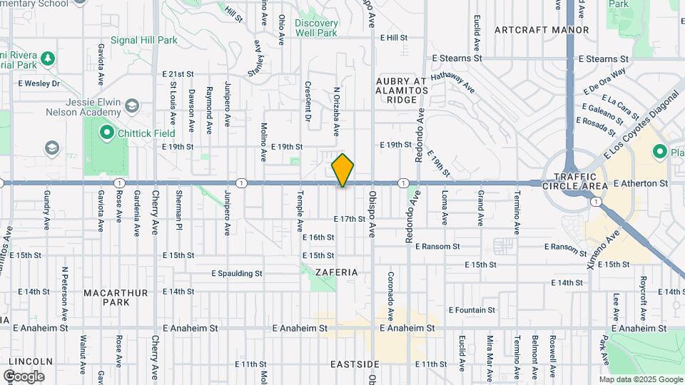 1772 Orizaba Ave Map and Location Details