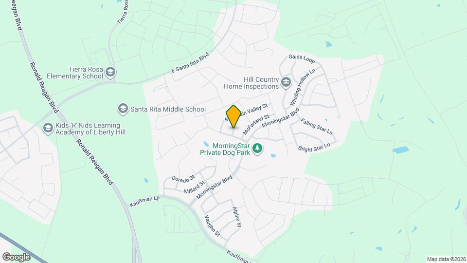 105 Tucana St Map and Location Details