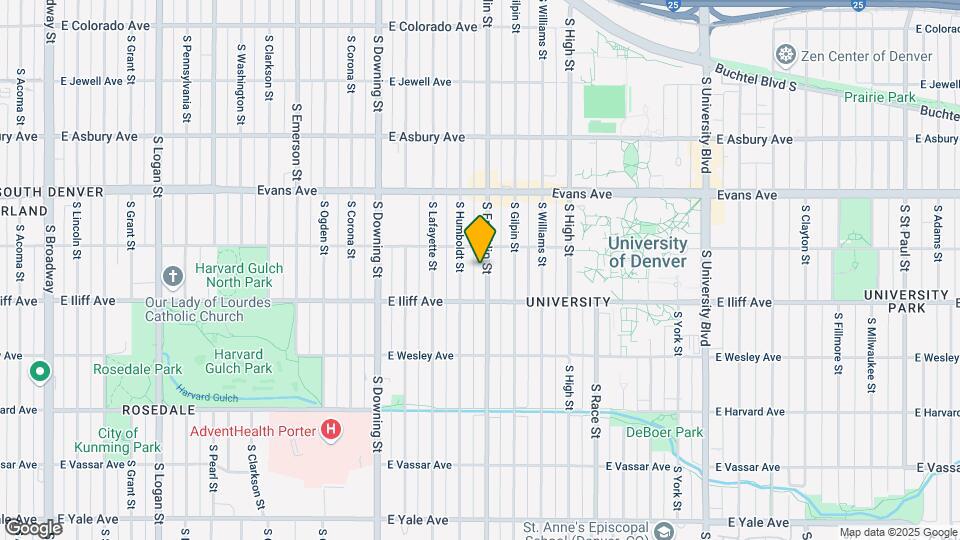 2235 S FRANKLIN ST Map and Location Details