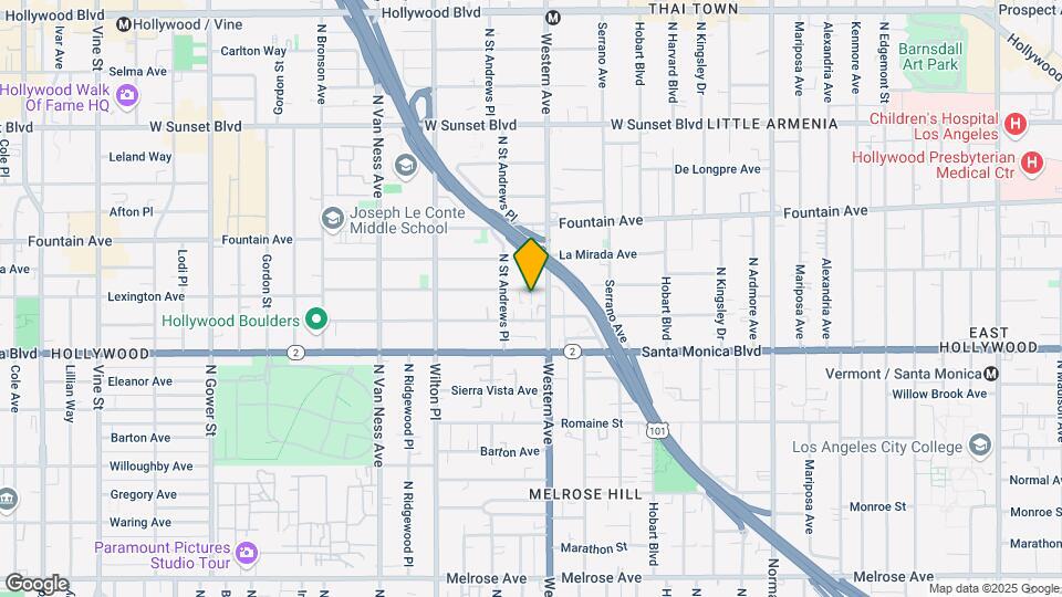 5512 Lexington Ave Map and Location Details