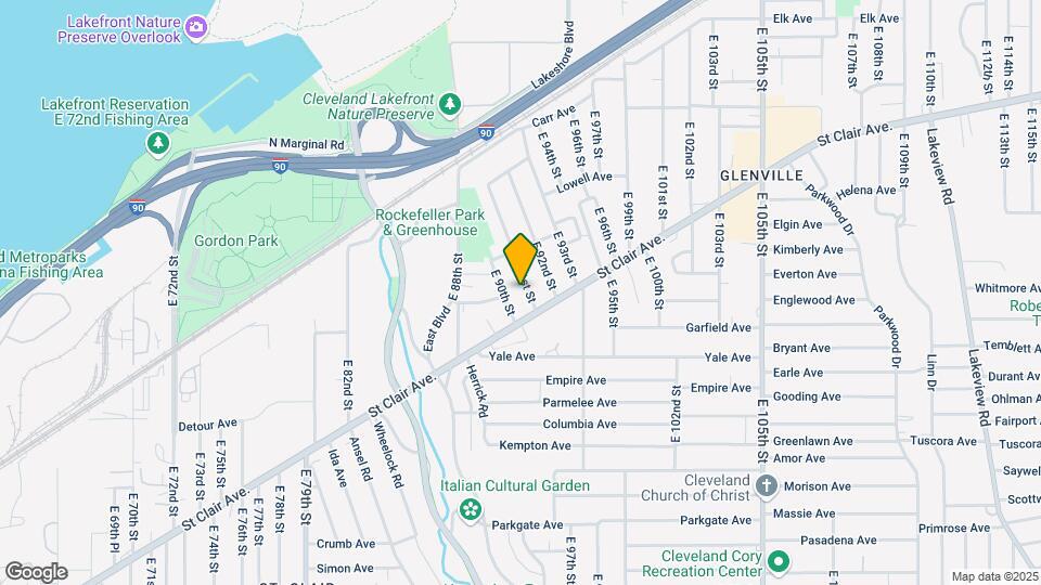 770 E 91st St Map and Location Details
