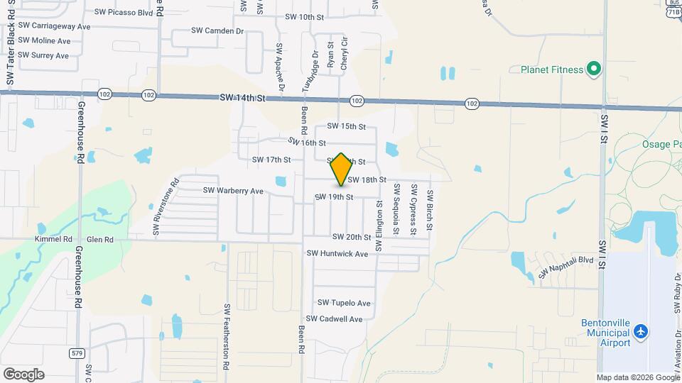 2402 SW 19th St Map and Location Details