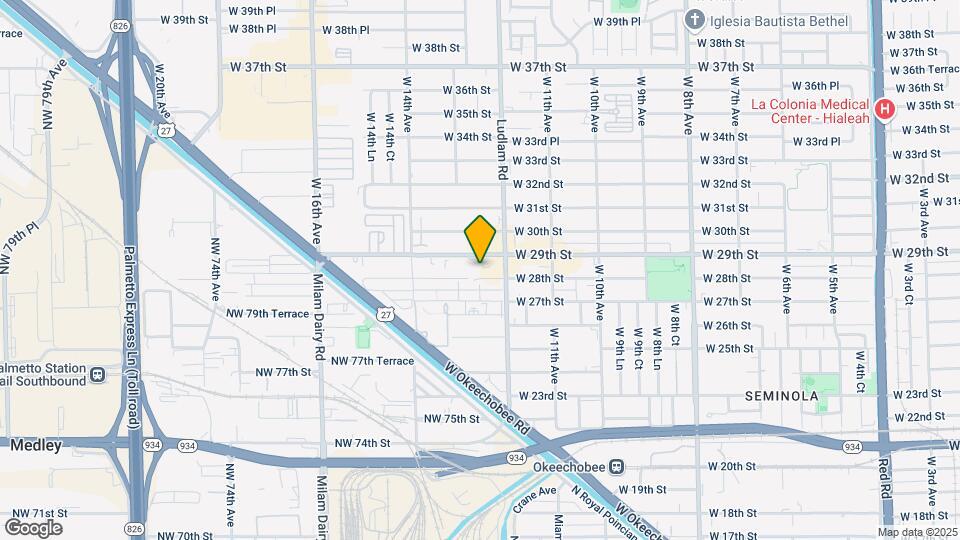 1280 W 29th St Mapa y Detalles de la Ubicación