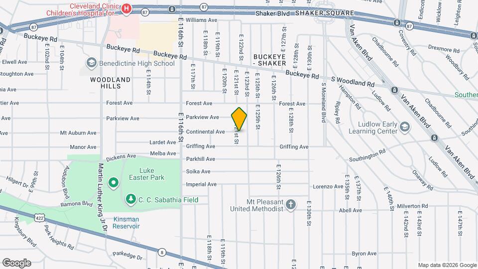 3037 E 121st St Map and Location Details