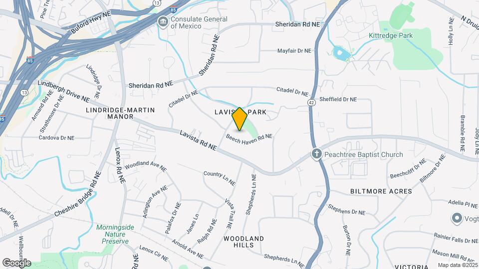 1216 Beech Haven Rd NE Map and Location Details