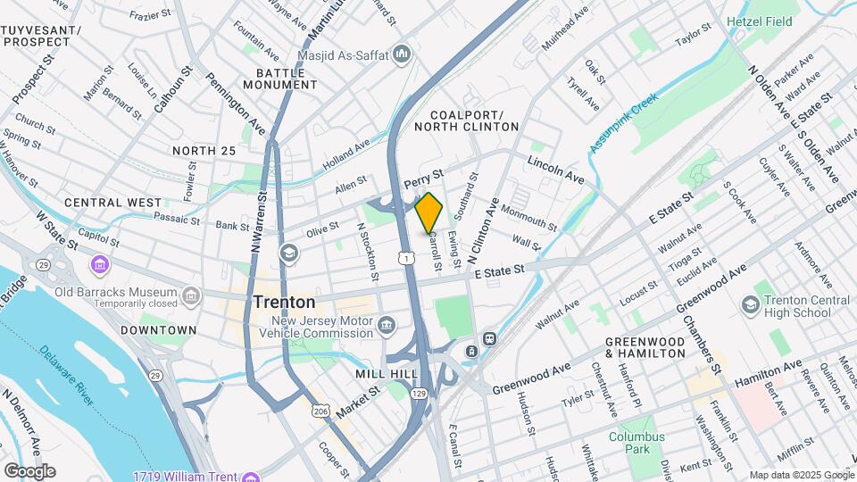 47 Carroll St Map and Location Details