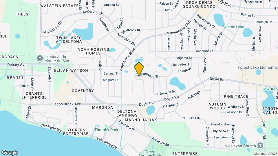 932 Fallbrooke Ave Mapa y Detalles de la Ubicación