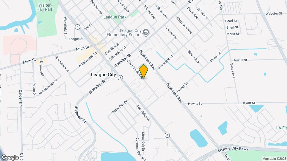 721 Clear Creek Ave Map and Location Details