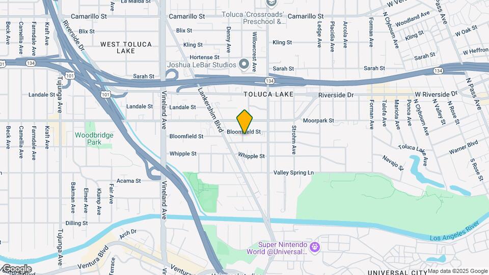 10657 Woodbridge St Map and Location Details