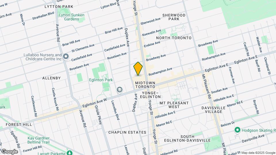 33 Orchard View Blvd Map and Location Details