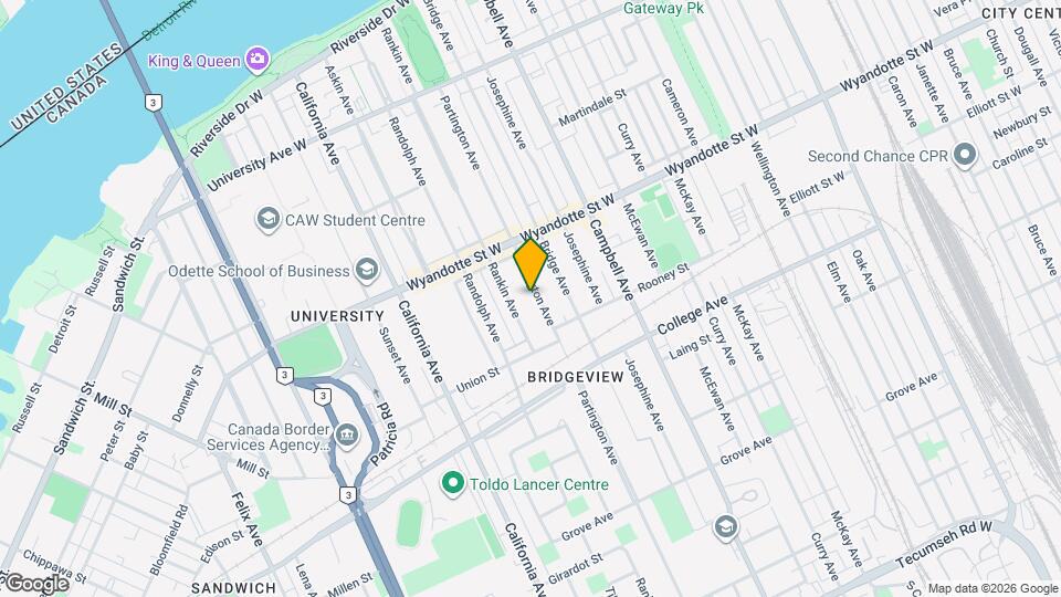 721 Partington Ave Map and Location Details