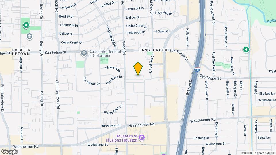 5123 Del Monte Dr Map and Location Details
