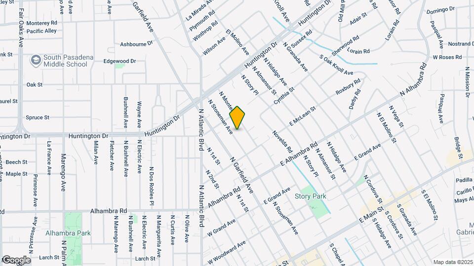 912 N Stoneman Ave Map and Location Details