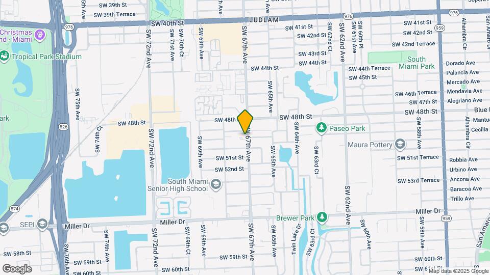 6701 SW 49th Terrace Map and Location Details