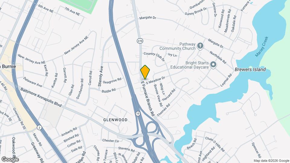 10 S Meadow Ct Map and Location Details
