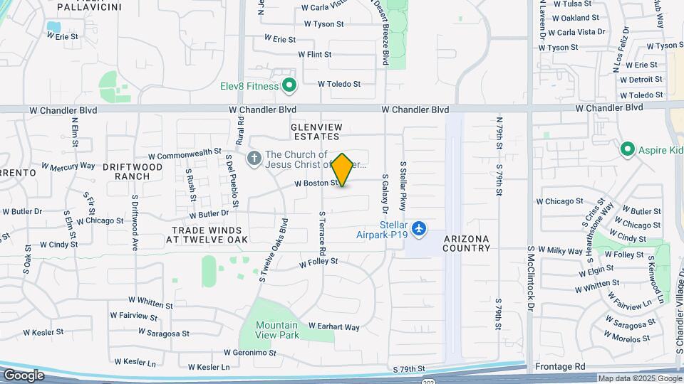 4612 W Jupiter Way Map and Location Details