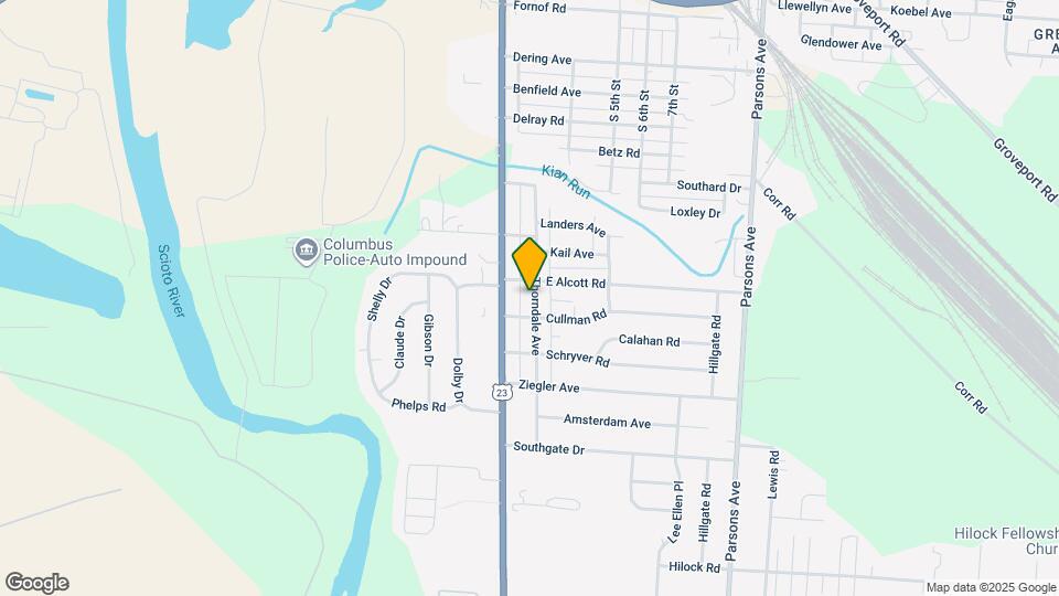 2743 Thorndale Ave Map and Location Details