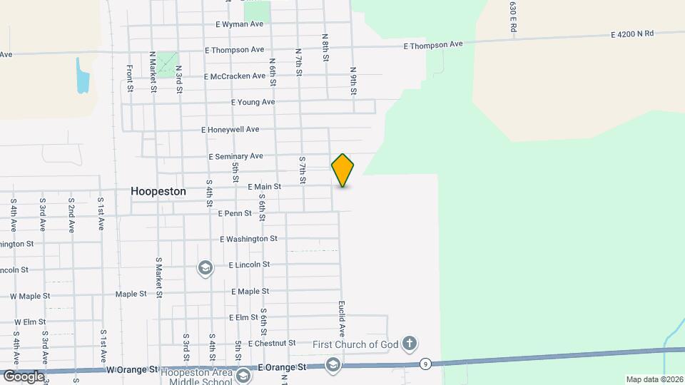 911 E Main St Map and Location Details