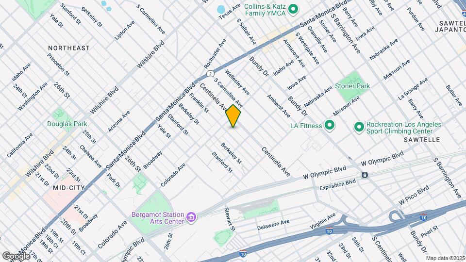 1625 Franklin St Map and Location Details