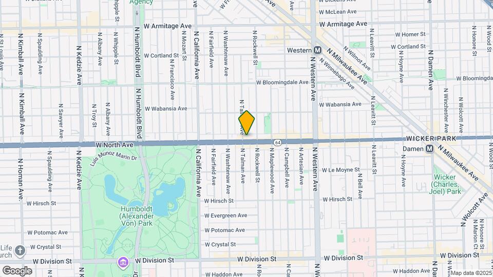 2620 W North Ave-Unit -2 Mapa y Detalles de la Ubicación