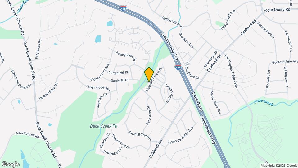 10129 Caldwell Forest Dr Mapa y Detalles de la Ubicación