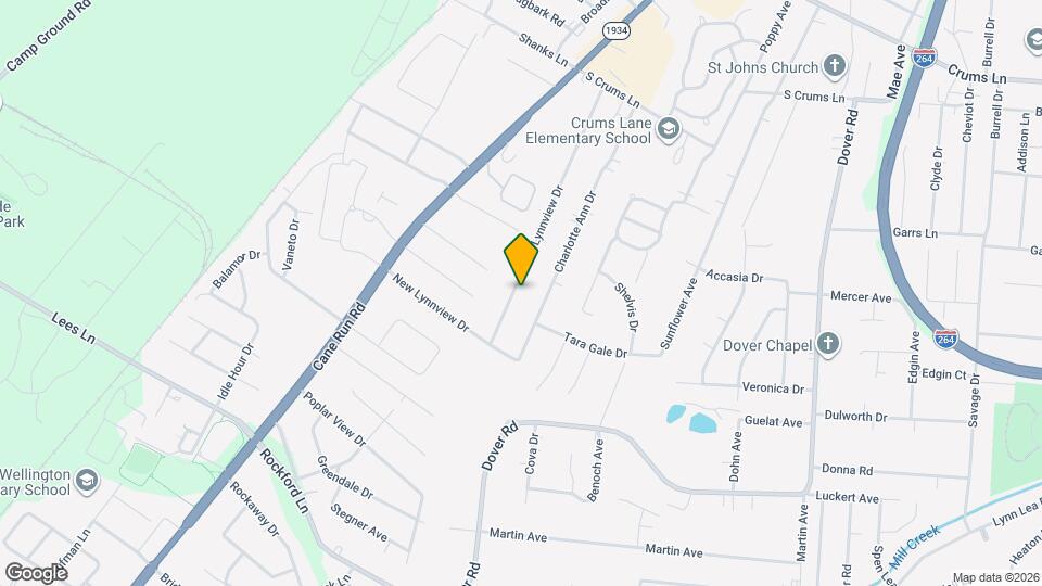 4433 Lynnview Dr Mapa y Detalles de la Ubicación